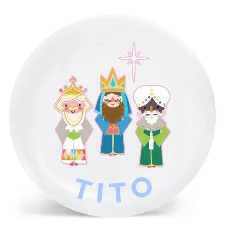 Personalized Wise Men Melamine Plate