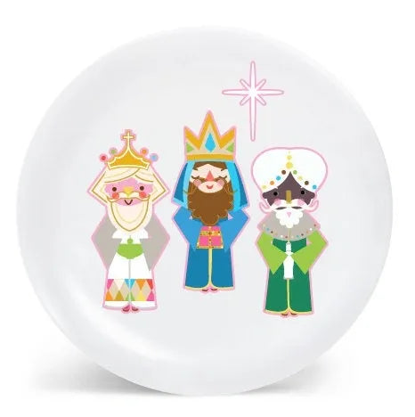 Reyes Magos Melamine Plate - Three Kings