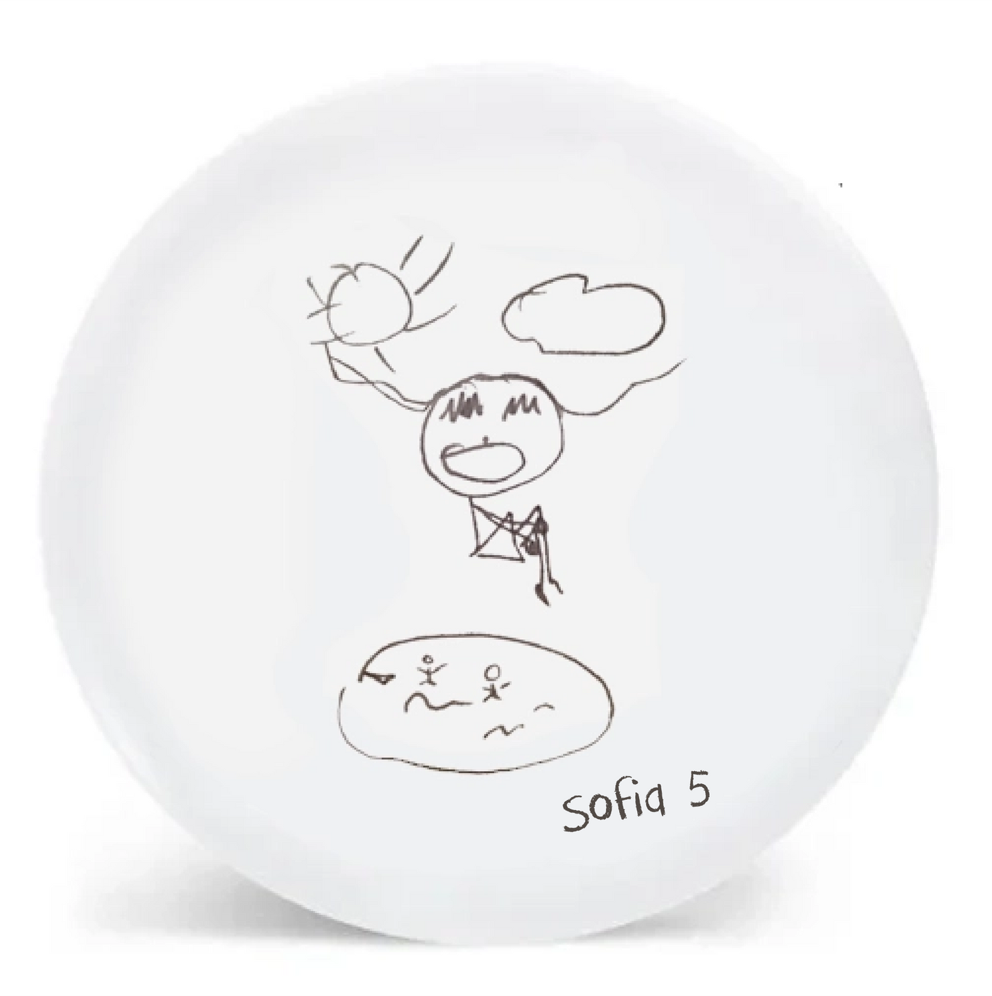 Your Own Pencil Drawing Melamine Plate