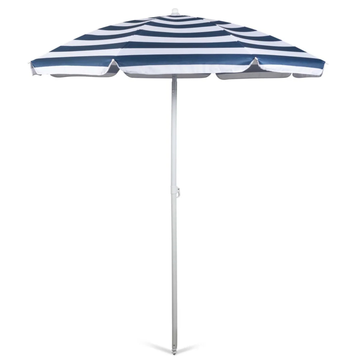 Navy Cabana Stripe 5.5 Ft. Portable Beach Umbrella