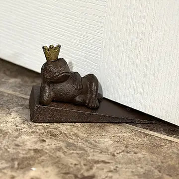 Cast Iron Frog Doorstop