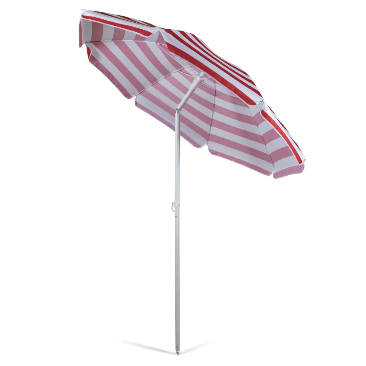 Red Cabana Stripe 5.5 Ft. Portable Beach Umbrella