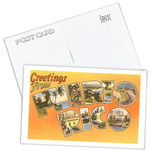 Greeting from Puerto Rico Postcards Set of 120