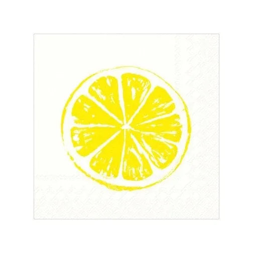 Lemon Slice Beverage Paper Napkins