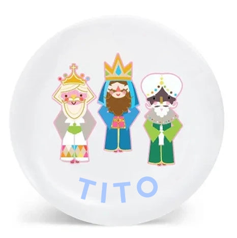 Personalized Wise Men Melamine Plate