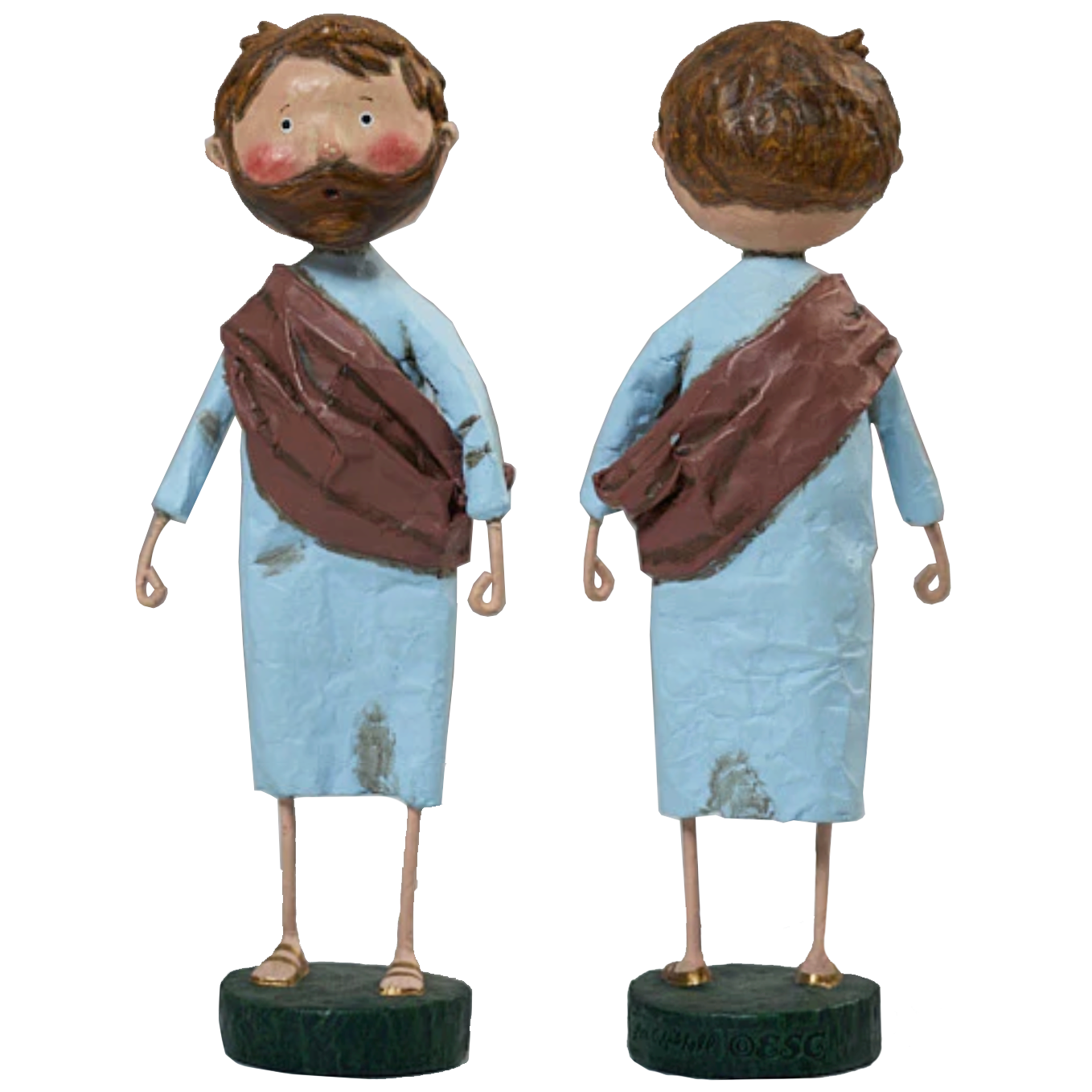 Figuras de José y la Virgen María