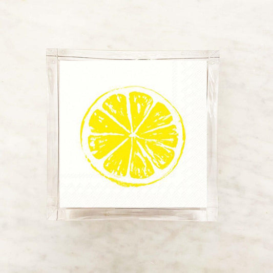 Lemon Slice Beverage Paper Napkins